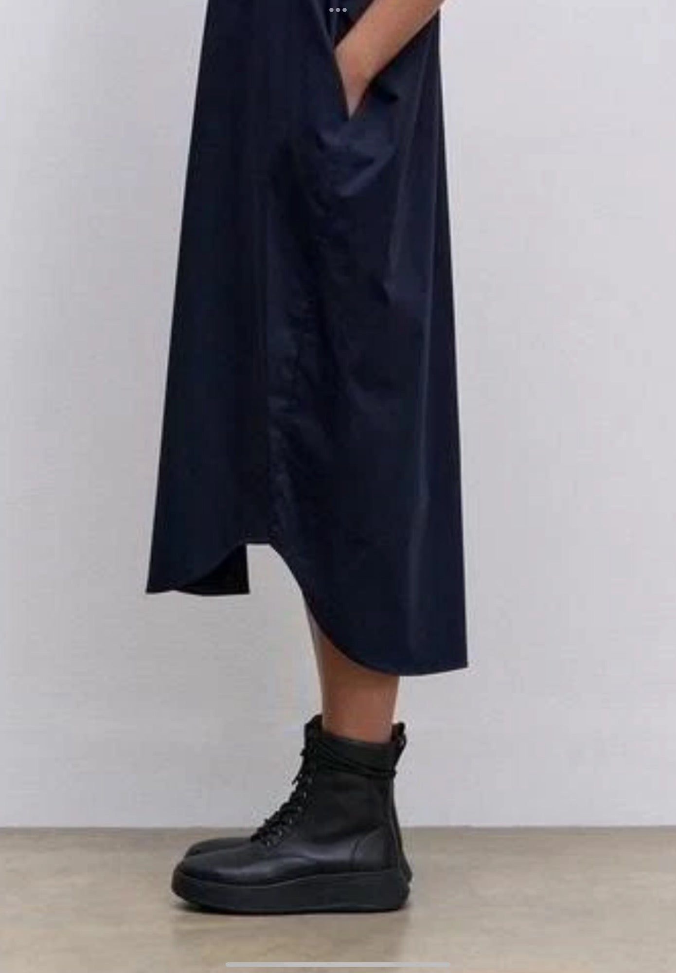 Fitflop Lace Up Flatform Black Ankle Uk6 1/2 Leather Boots New In Box RRP£170