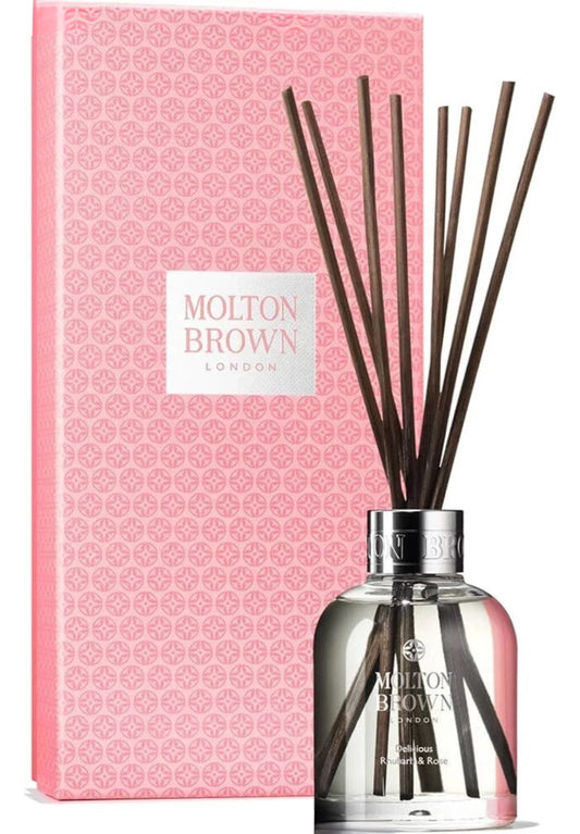 MOLTON BROWN DELICIOUS RHUBARB & ROSE AROMA REEDS DIFFUSER 150ML