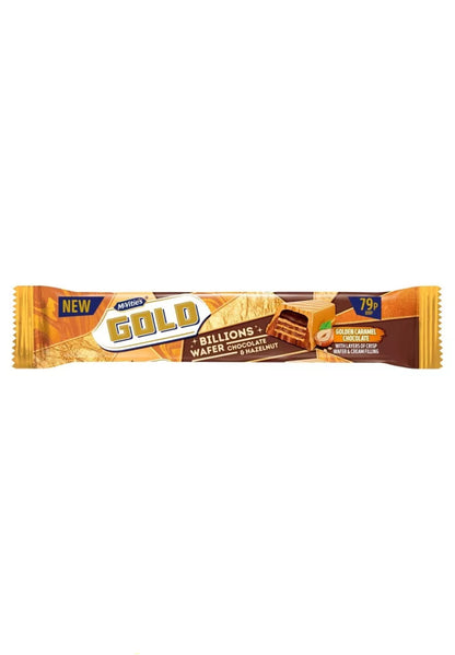 McVities Gold Billion Chocolate and Hazelnut Bar PM 79p