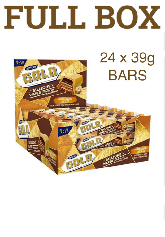McVities Gold Billion Chocolate and Hazelnut Bar PM 79p