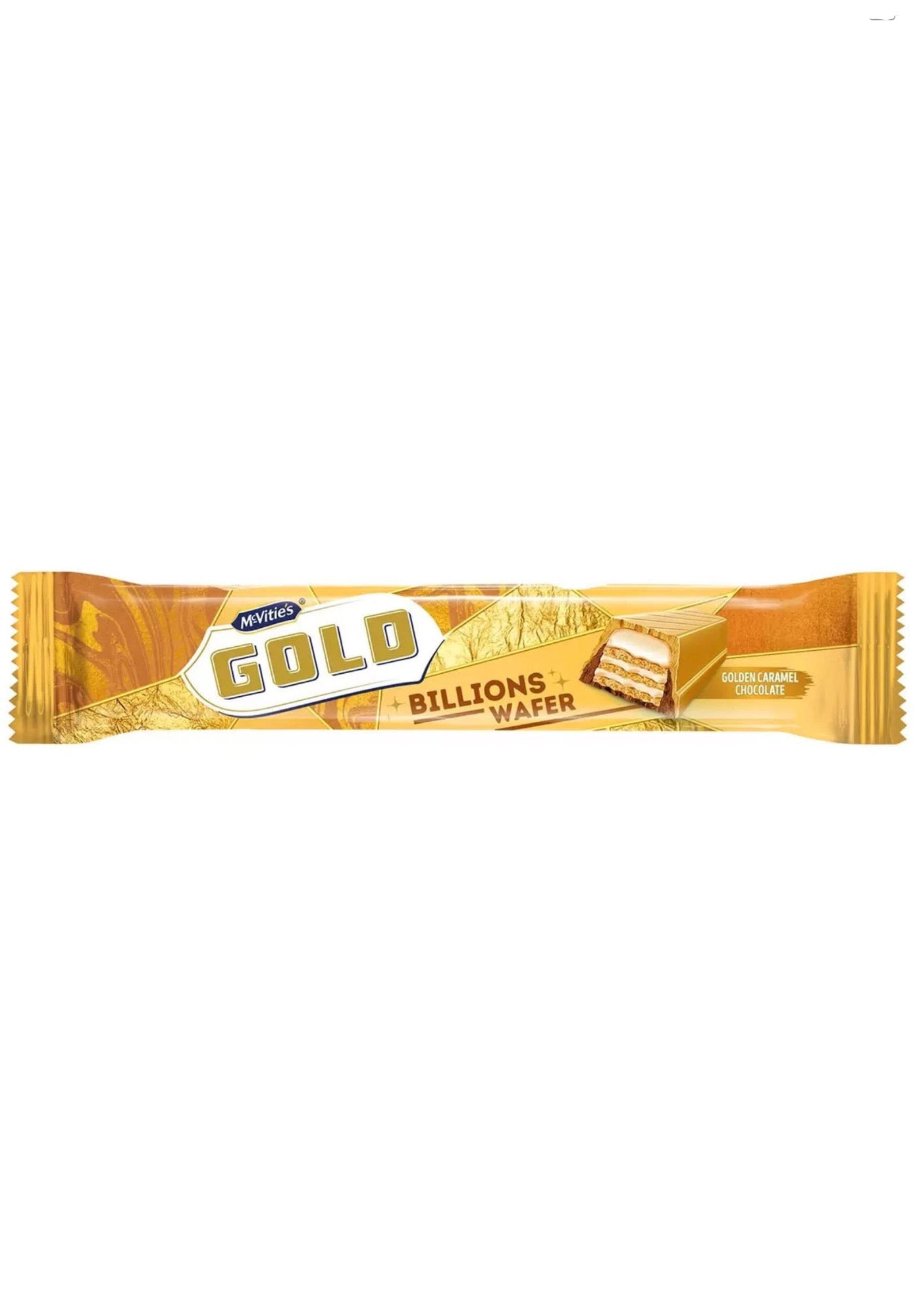 McVitie's GOLDEN CARAMEL GOLD BILLIONS WAFER PM 60P