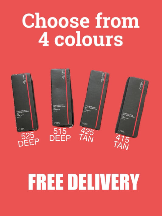 SHISEIDO SYNCHRO SKIN SELF-REFRESHING FOUNDATION - WOMEN'S FOR HER. NEW